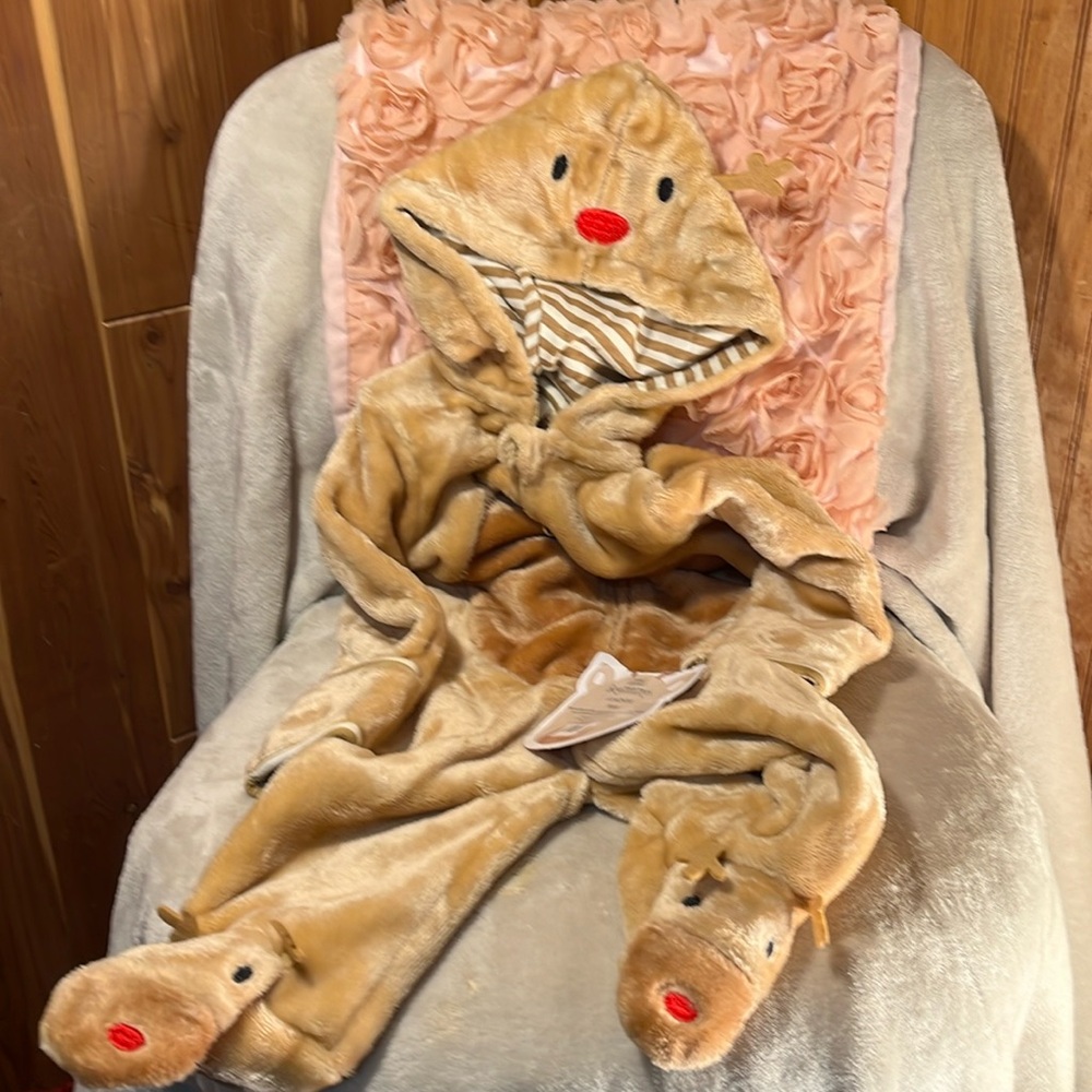 Little Beginning Reindeer one piece/ romper